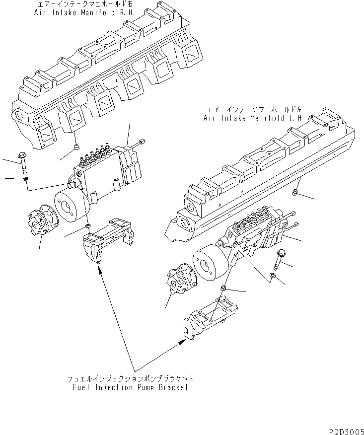 COUPLING ASS'Y,(SEE FIG.A4010-K7B7) (6553-91-3600) KOMATSU