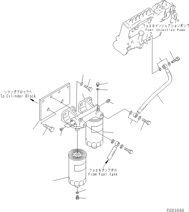 Соединительный болт \0\07206-11014 KOMATSU