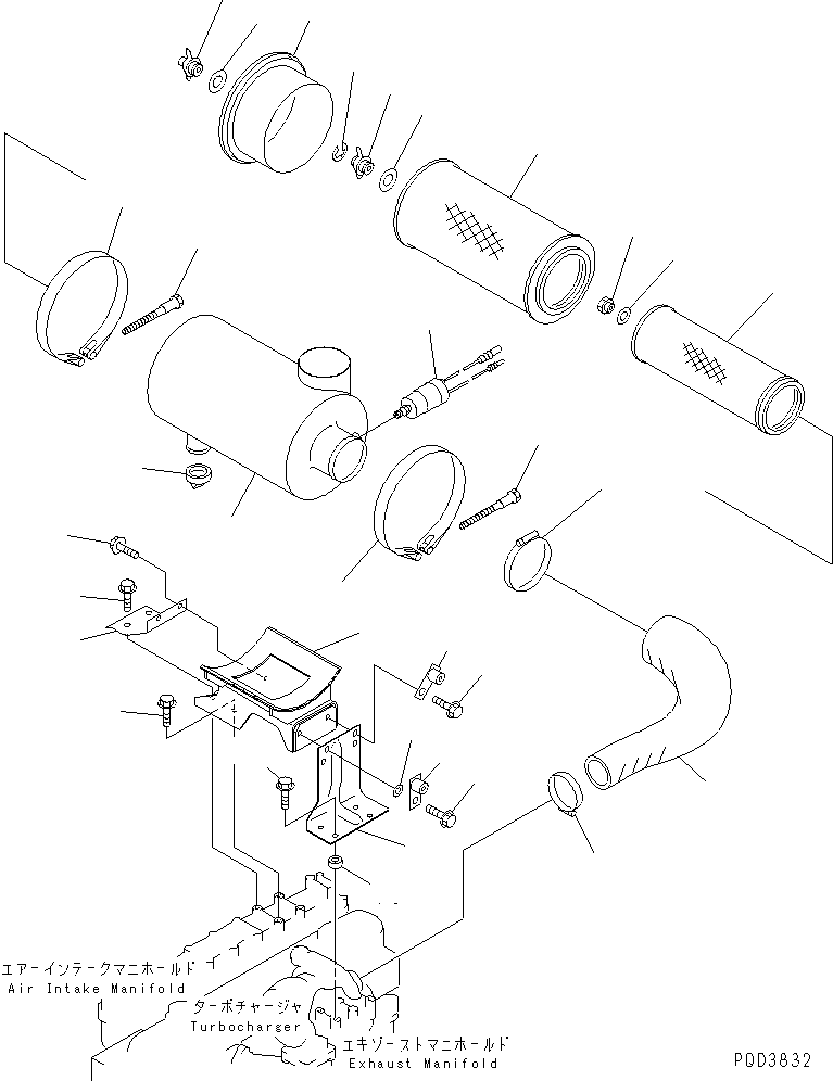Корпус 6222-83-6910 KOMATSU