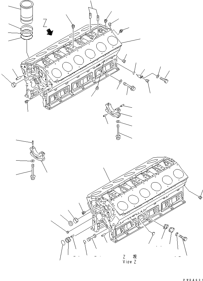 Пробка 07043-A1222 KOMATSU