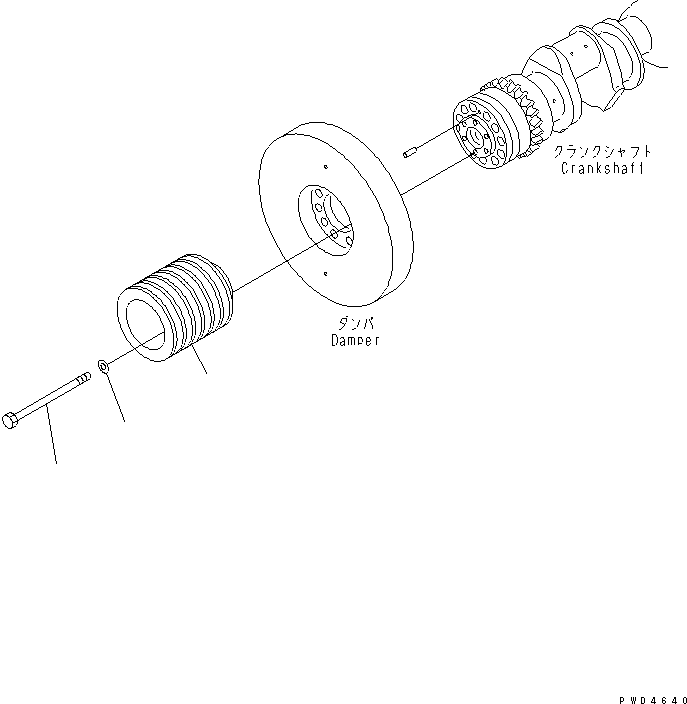 PULLEY¤ HARDENING,CRANK 6166-31-6140 KOMATSU