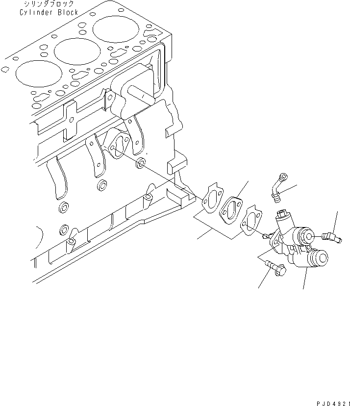 FUEL PUMP ASS'Y \0\6736-71-5780 KOMATSU