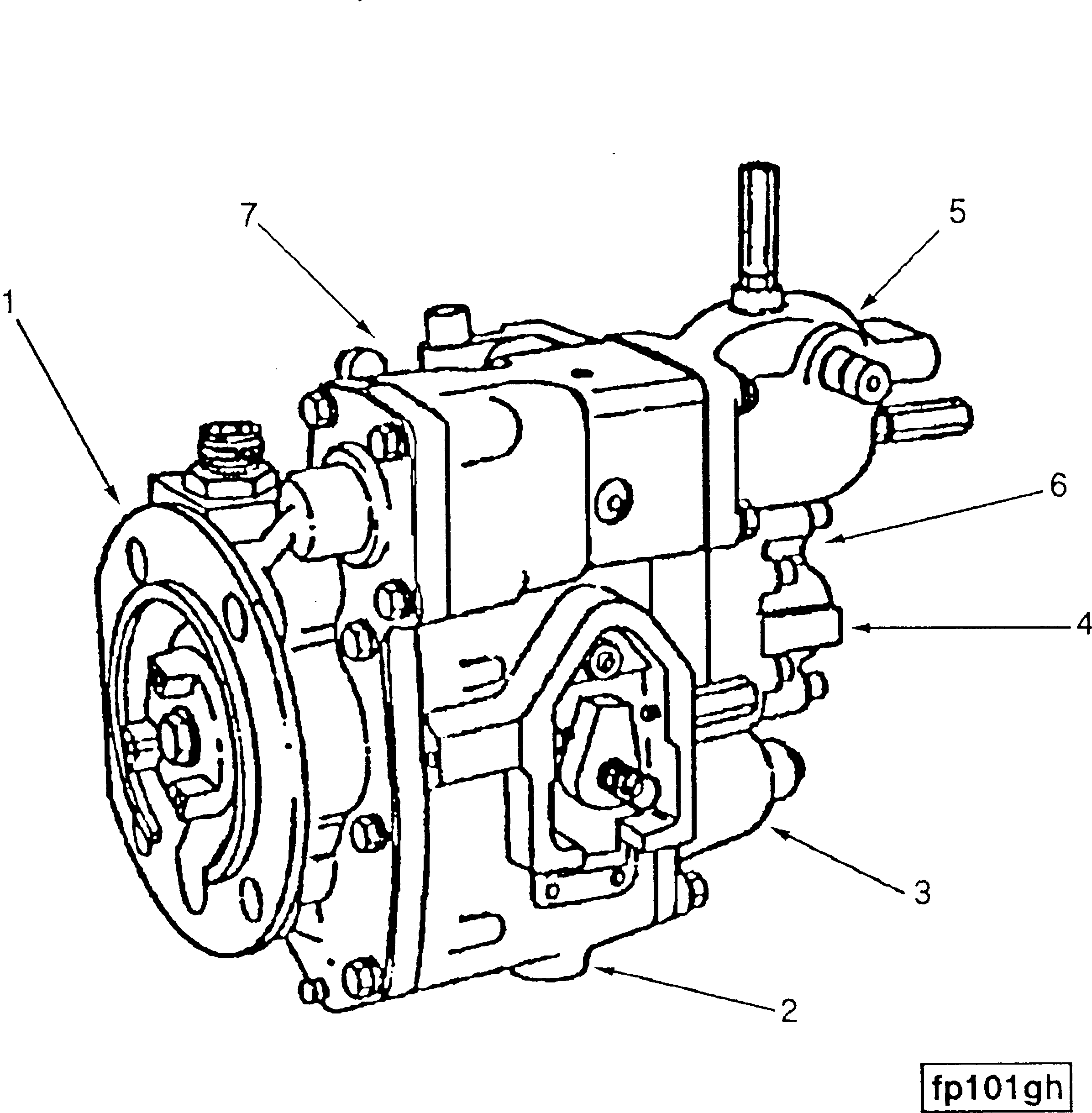 FUEL PUMP ASS'Y CU3095556 KOMATSU