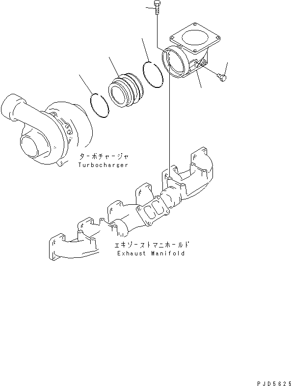Уплотнительное кольцо 6211-11-5350 KOMATSU