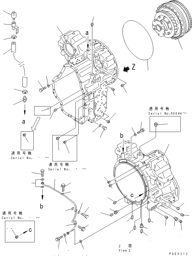Гидротрансформатор в сборе (711-52-00300) KOMATSU