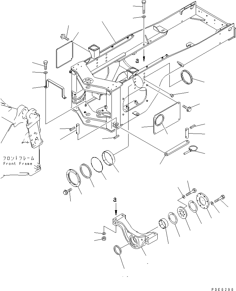 Декоративная накладка 421-46-24110 KOMATSU