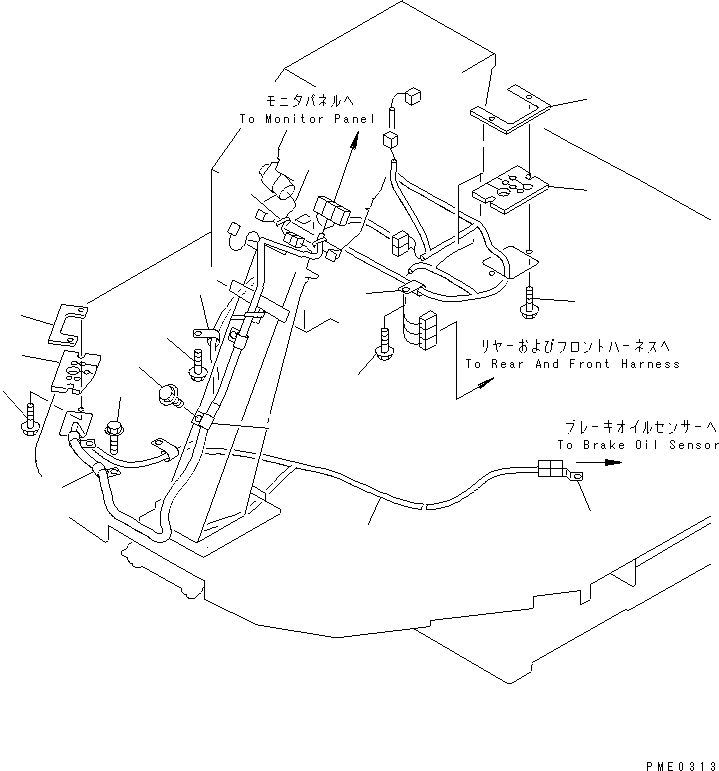 Жгут проводов 417-06-22260 KOMATSU