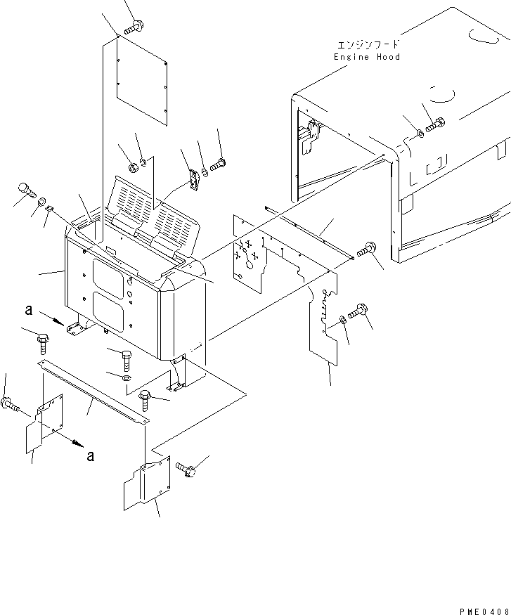 BULKHEAD 423-54-21110 KOMATSU