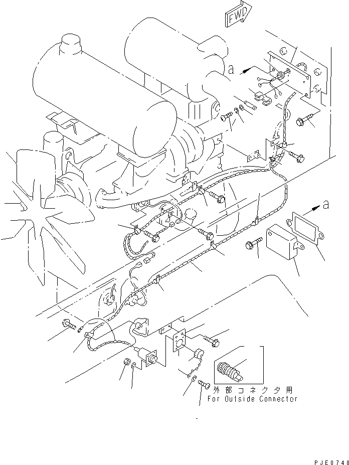 Провод в сборе 423-Z91-2210 KOMATSU