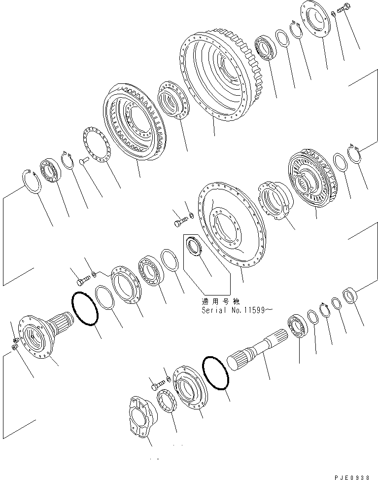 Гидротрансформатор в сборе (711-59-00012) KOMATSU