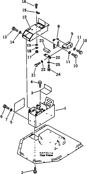 BOX,(FOR JOY STICK STEERING) 428-S33-1880 KOMATSU