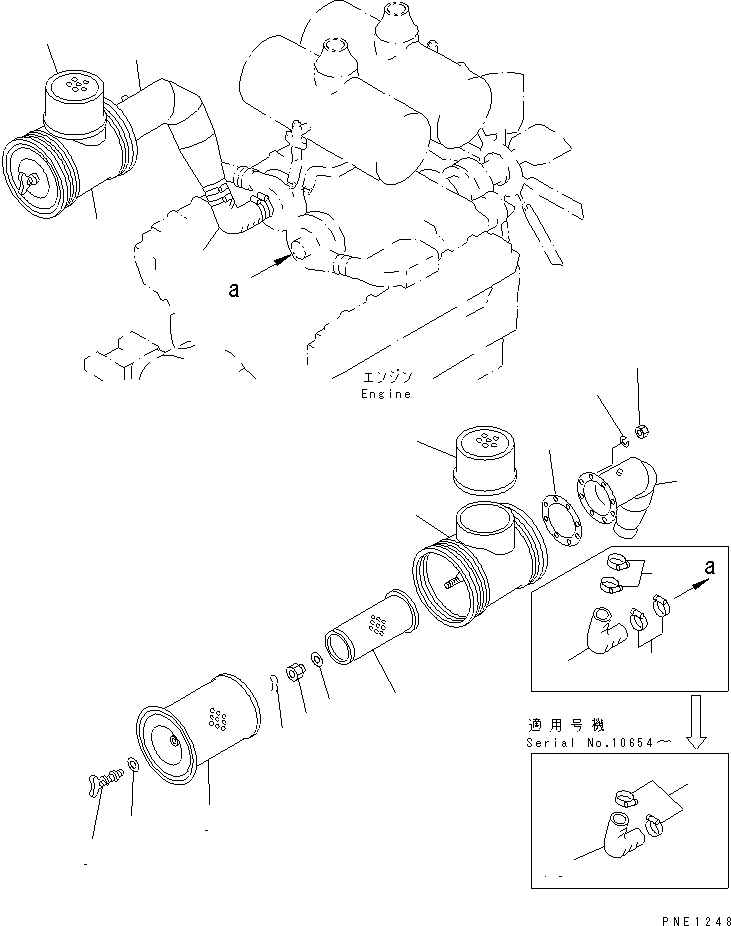 Шланг 427-Z04-1280 KOMATSU