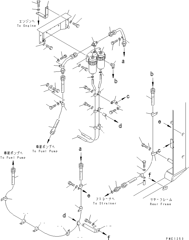 Шланг 07287-00827 KOMATSU