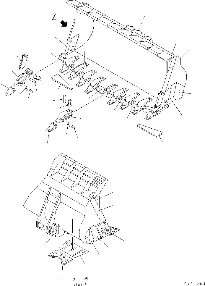 Наконечник 427-V65-1641 KOMATSU