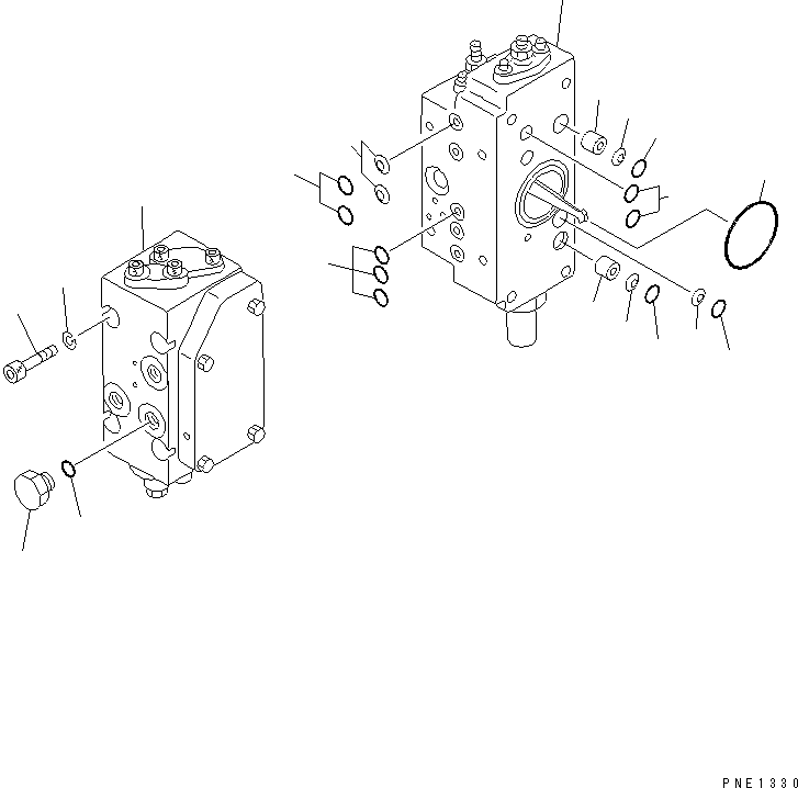 SERVO VALVE SUB A. (708-25-65201) KOMATSU