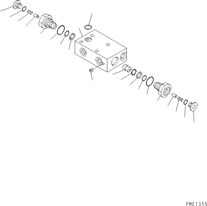 Поршень 23S-60-34440 KOMATSU