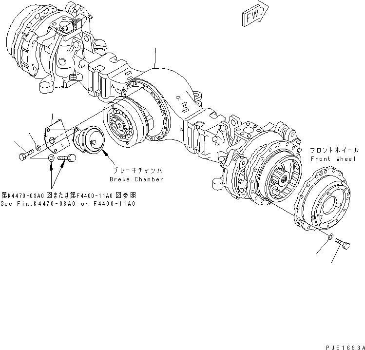 Кронштейн 23S-34-57270 KOMATSU