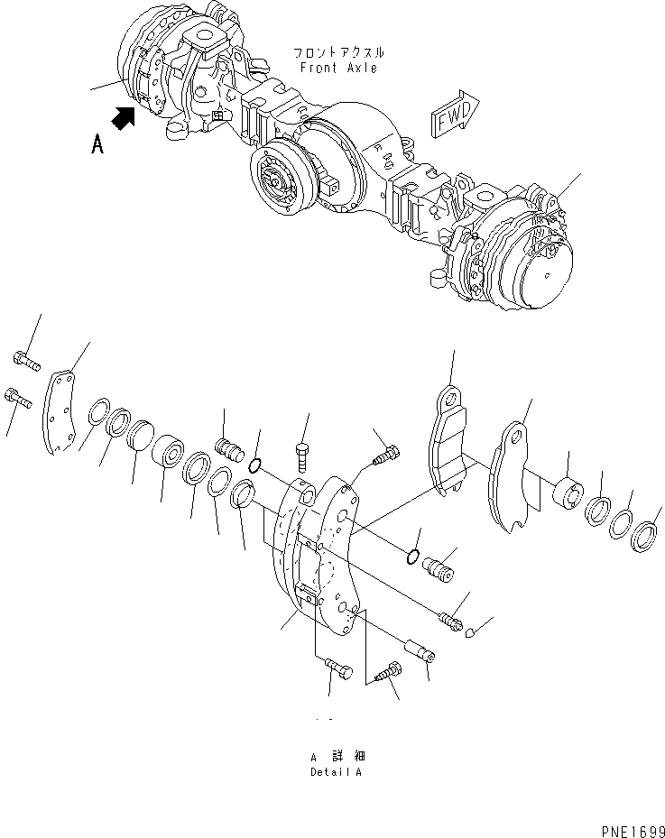 Корпус 23S-22-19450 KOMATSU