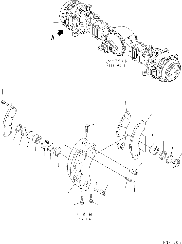 CALIPER ASS'Y,R.H. 23S-22-19430 KOMATSU