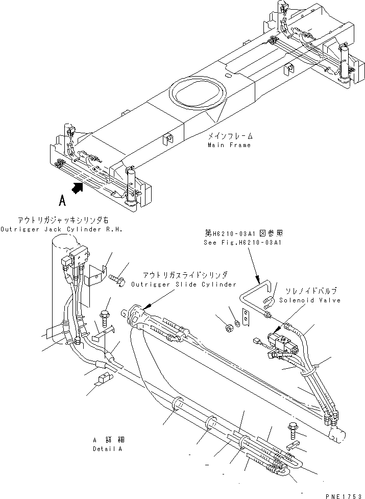 Гайка 01598-00807 KOMATSU