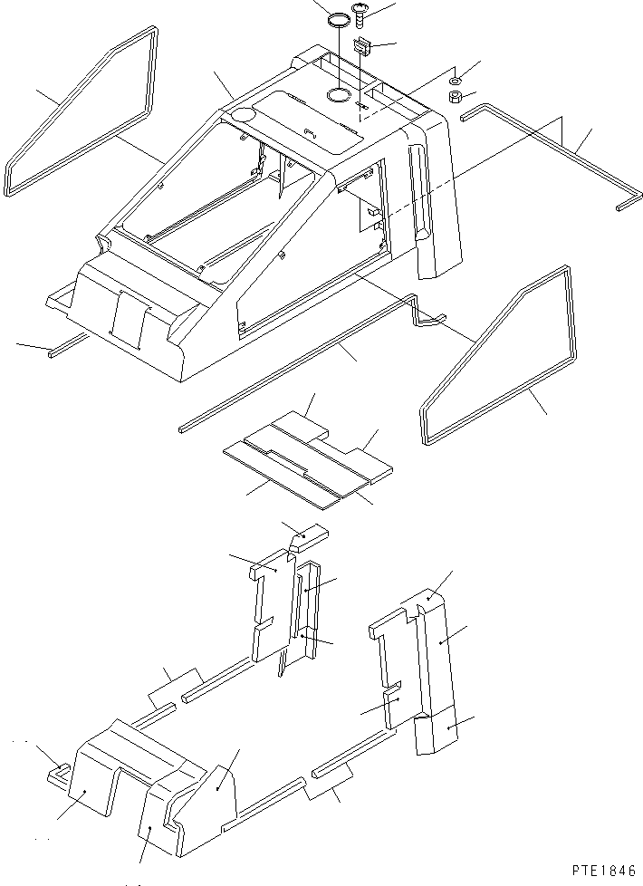 SHEET,L.H. 23S-54-52170 KOMATSU