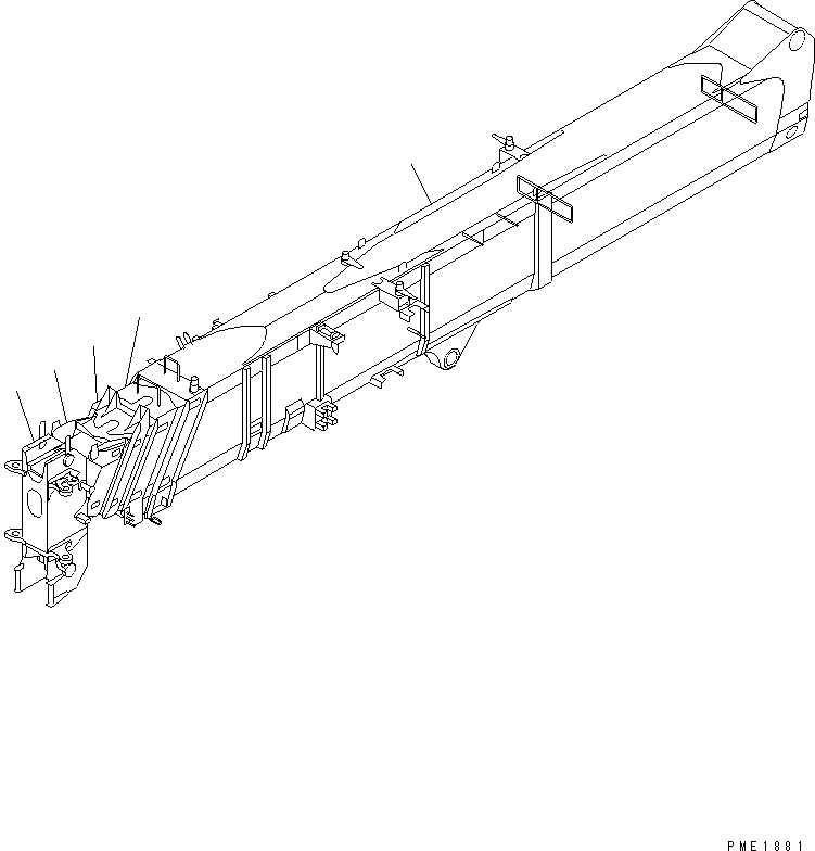 Стрела 23S-70-51241 KOMATSU