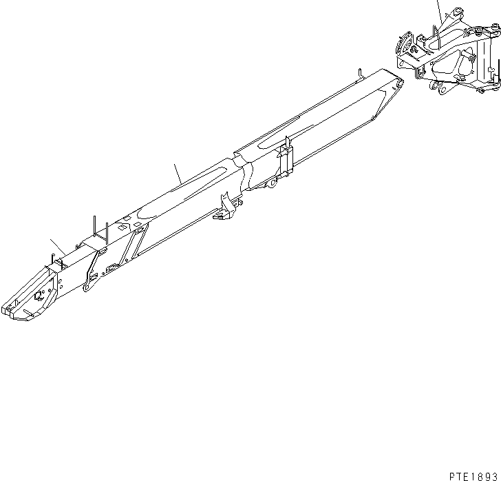 Кронштейн в сборе 23S-71-51230 KOMATSU