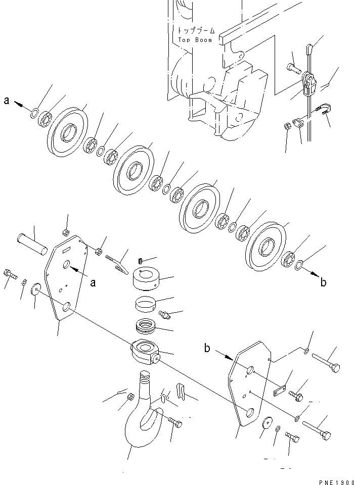 HOOK BLOCK ASS'Y 23S-72-51100 KOMATSU