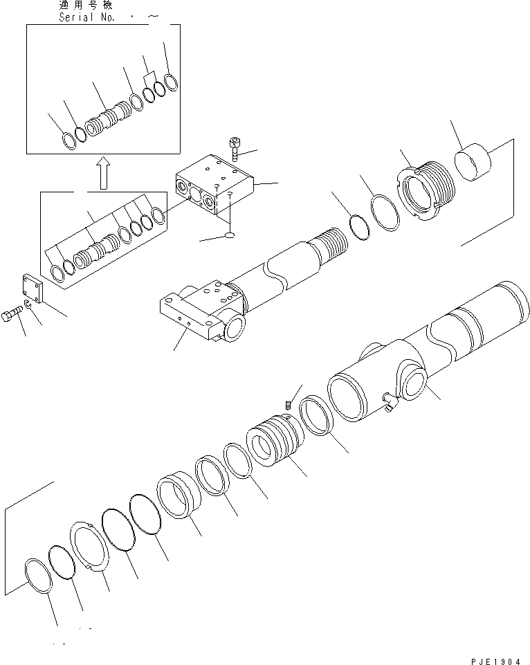 Поршень 23S-65-31040 KOMATSU