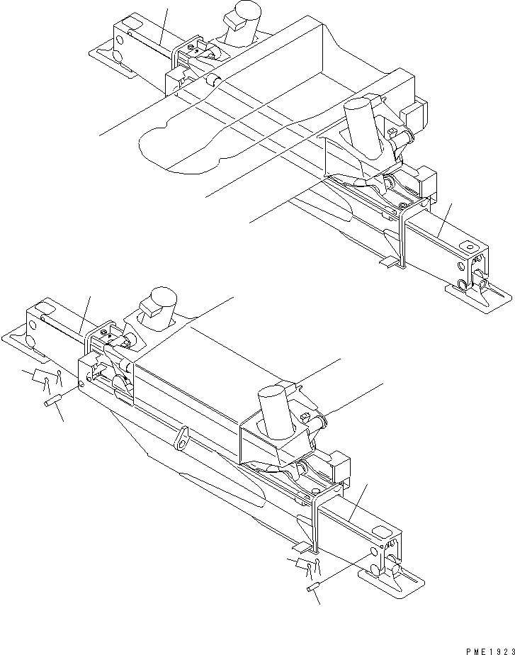 Палец 23S-47-14111 KOMATSU
