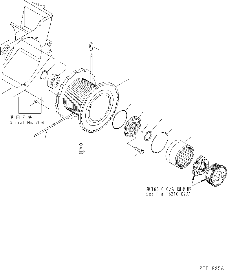 GEAR,DRUM 23S-75-47430 KOMATSU