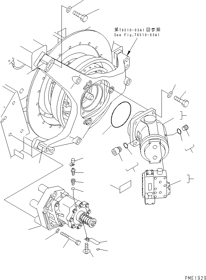 Переходник 23S-75-53140 KOMATSU