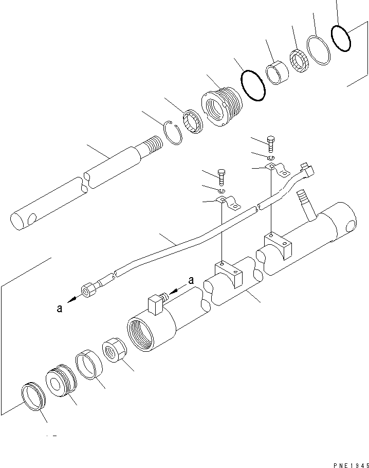 Цилиндр 23S-63-33141 KOMATSU