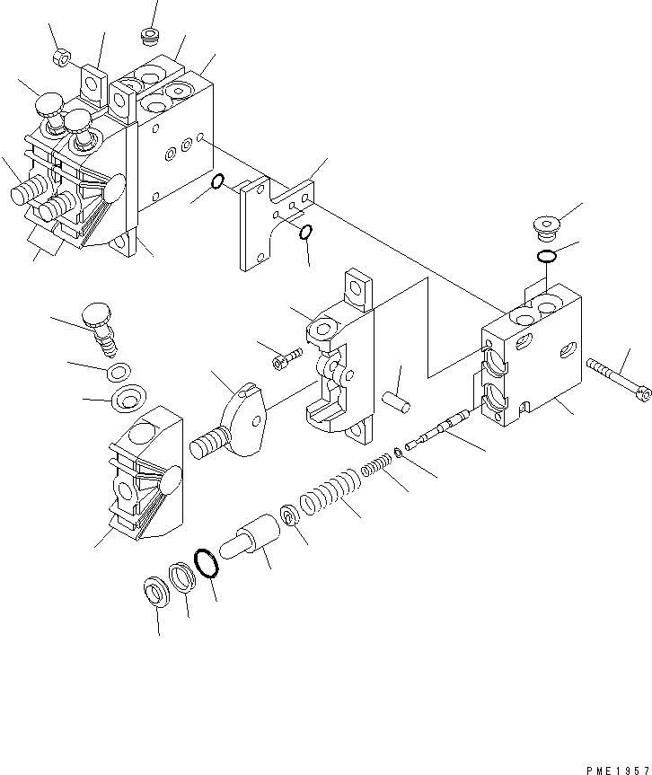 Пилотный клапан 702-16-01490 KOMATSU