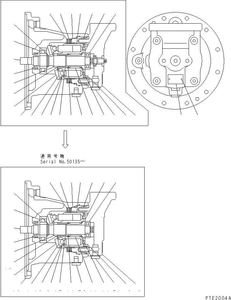 Шарикоподшипник 23S-26-41280 KOMATSU