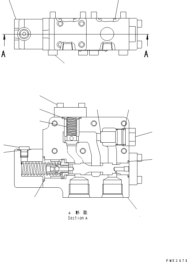 Клапан в сборе 22T-60-28110 KOMATSU