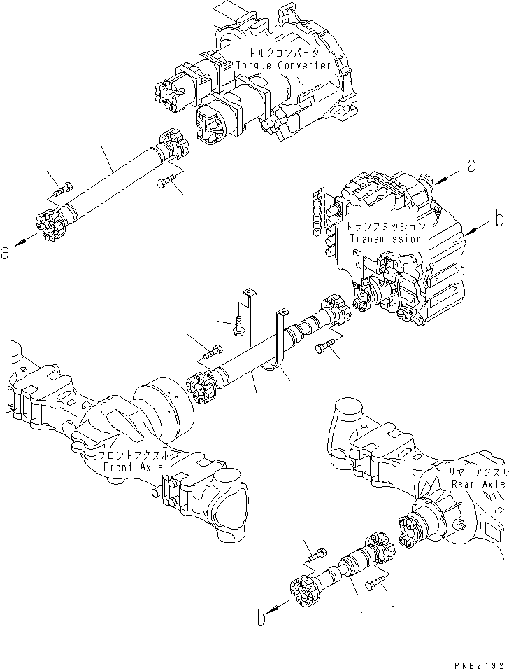 Карданный вал 22T-20-16100 KOMATSU