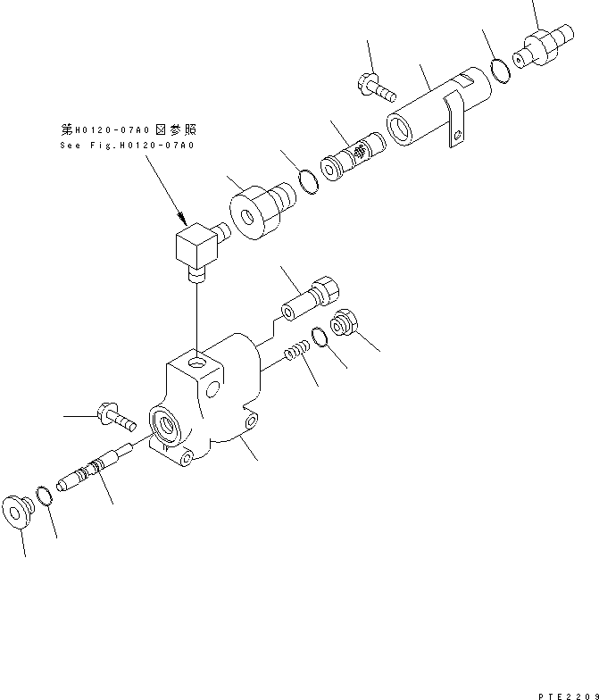 Пробка 23S-60-35240 KOMATSU