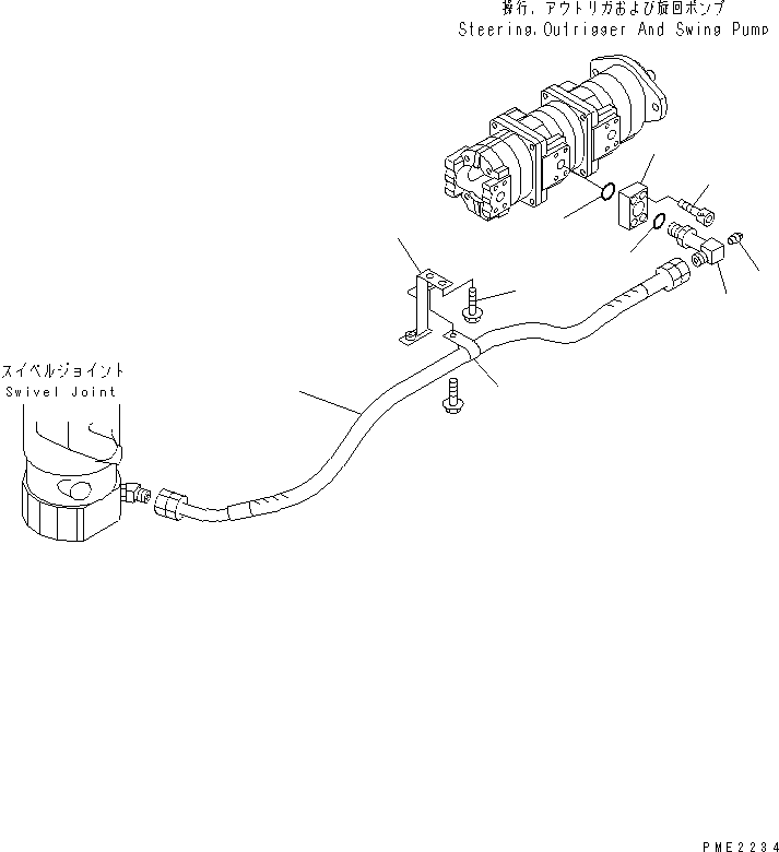 Фланец 22T-62-22230 KOMATSU