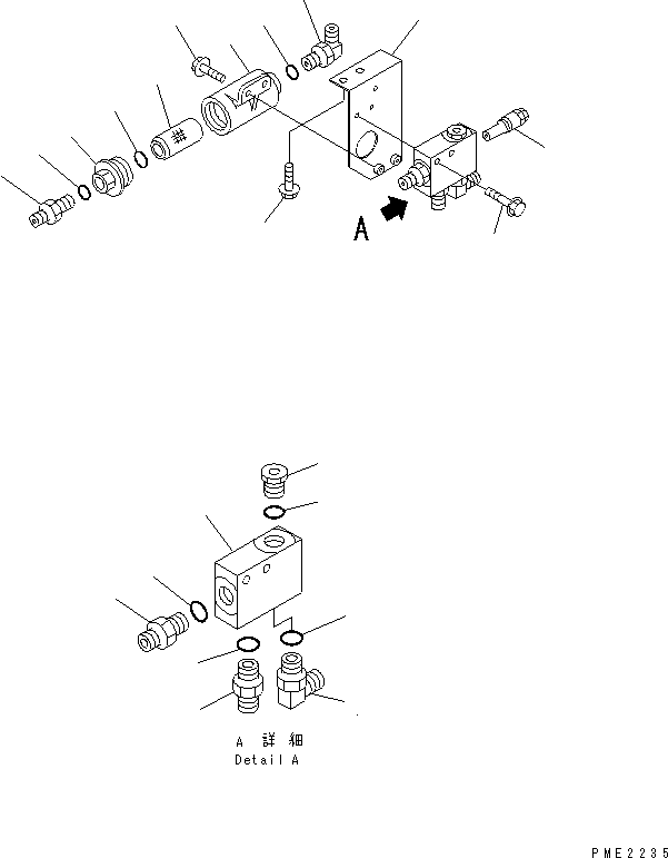 Кронштейн 22T-62-27190 KOMATSU