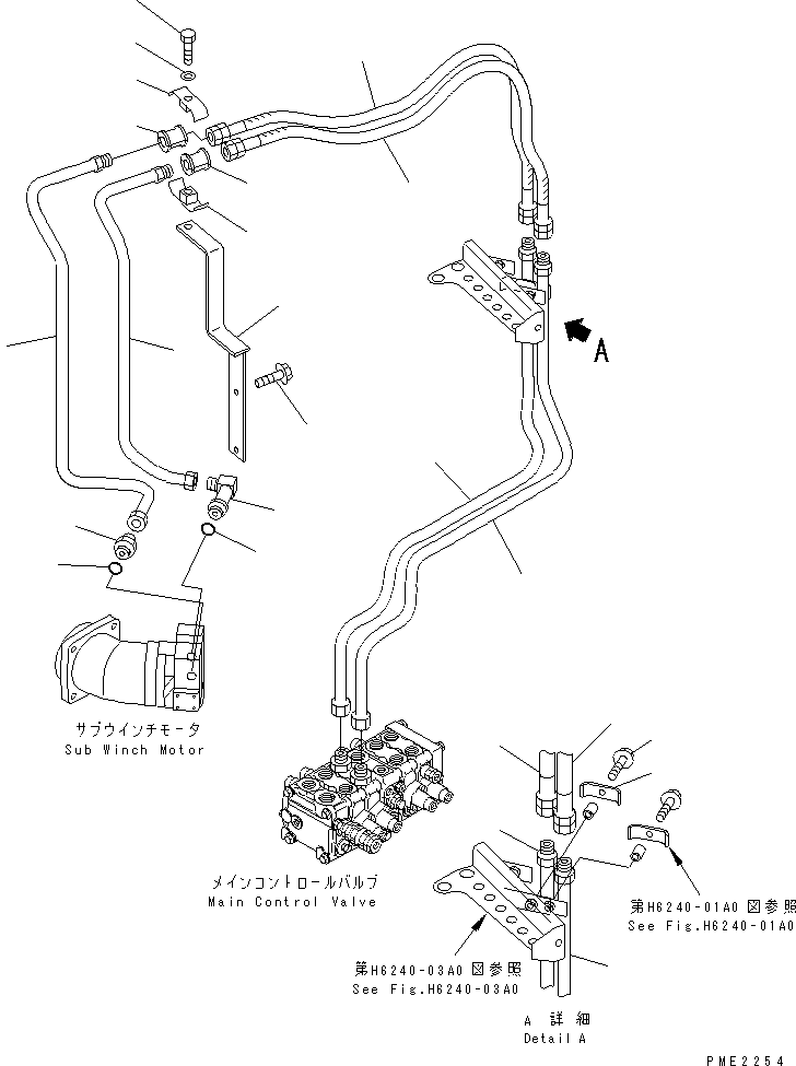 Шланг 22T-61-24280 KOMATSU
