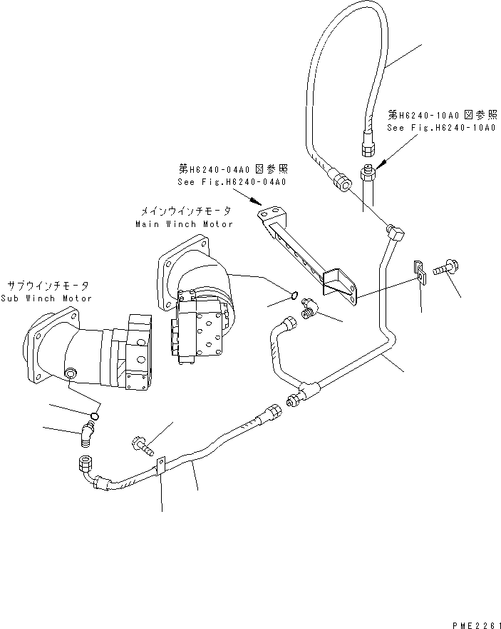 Шланг 22T-61-24290 KOMATSU