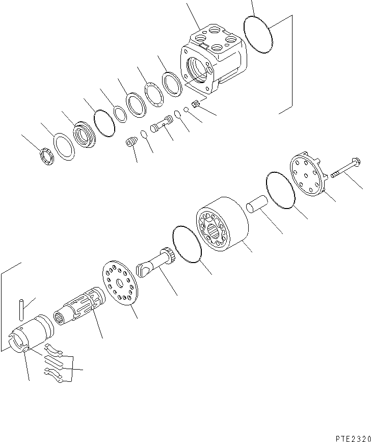 CONTROL PARTS ASS'Y 22T-60-25820 KOMATSU