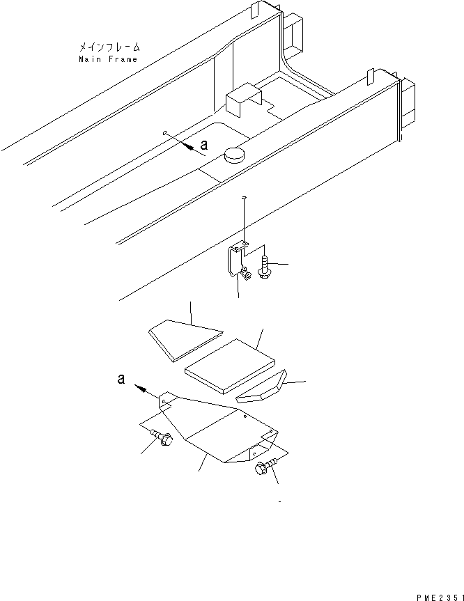 SHEET,L.H. 22T-54-24740 KOMATSU
