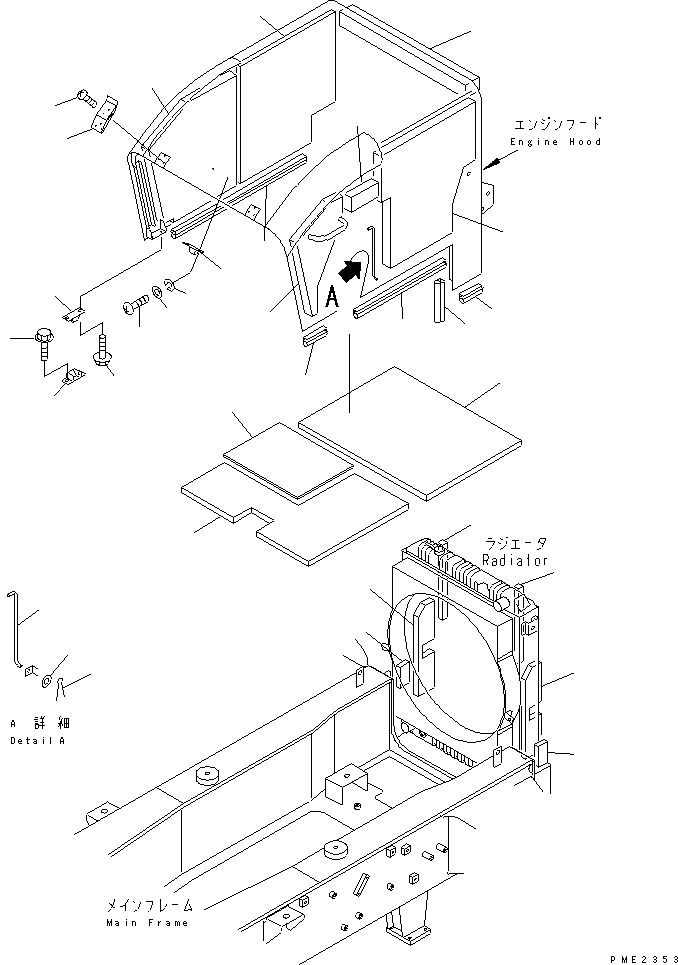 SHEET,R.H. 22T-54-24360 KOMATSU