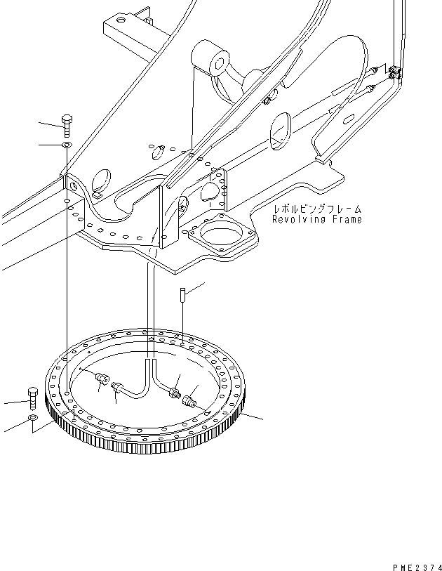 CIRCLE,SWING 22T-25-21110 KOMATSU