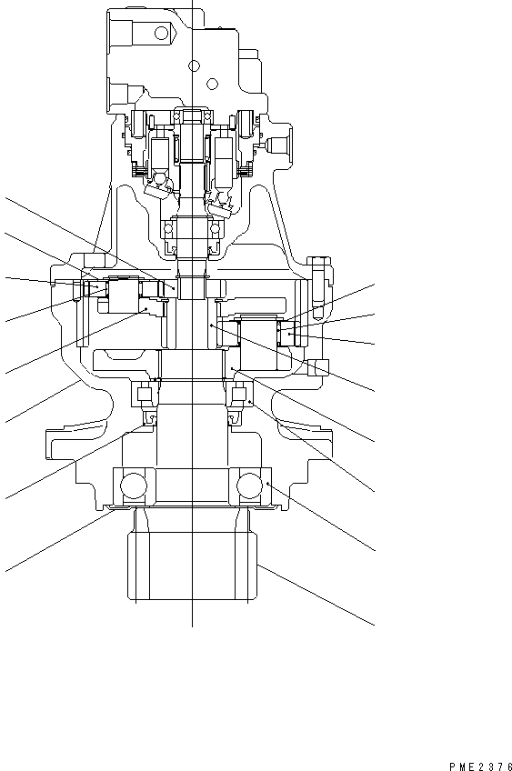 CASING SUB ASS'Y 22T-26-21380 KOMATSU