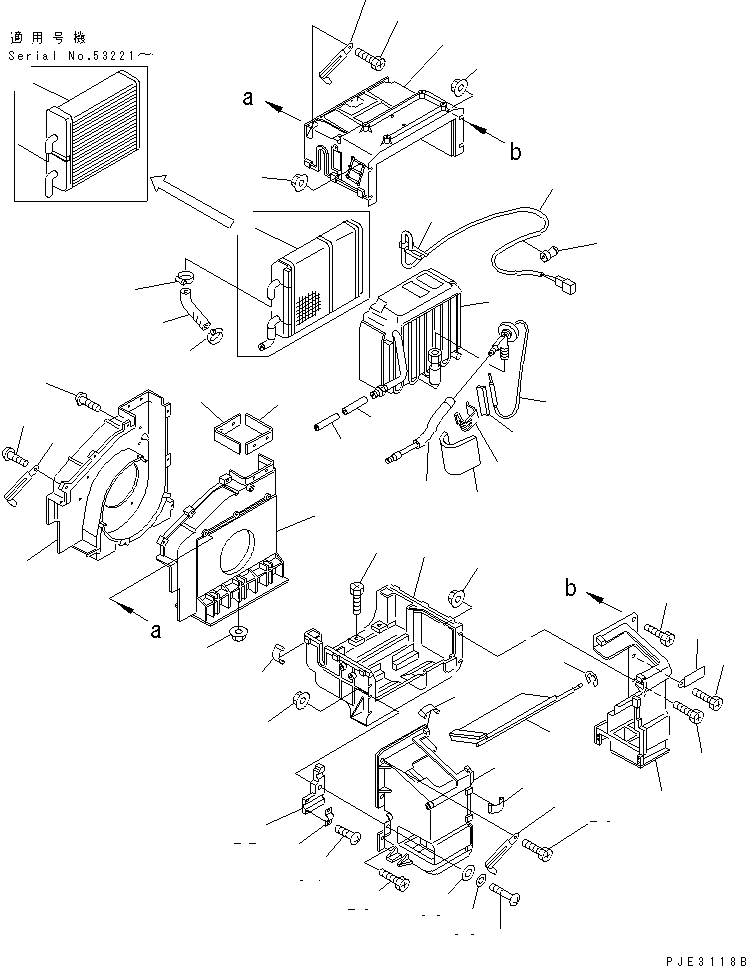 AIR CONDITIONER KIT (23S-56-53101) KOMATSU
