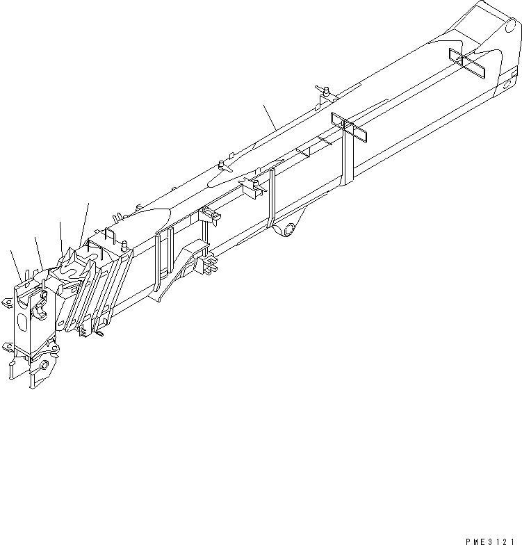 Стрела 23S-P15-5261 KOMATSU
