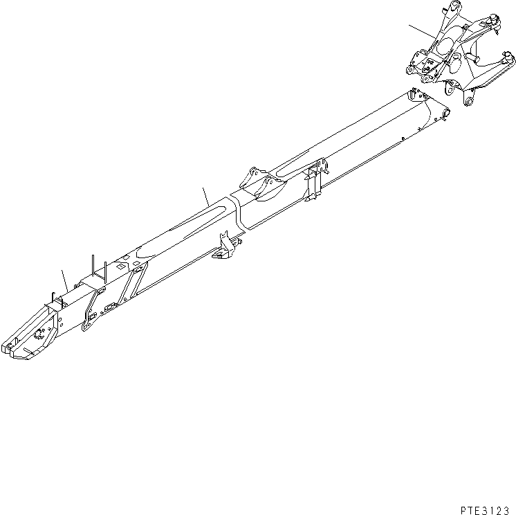 JIB ASS'Y,BASE 23S-P15-5121 KOMATSU